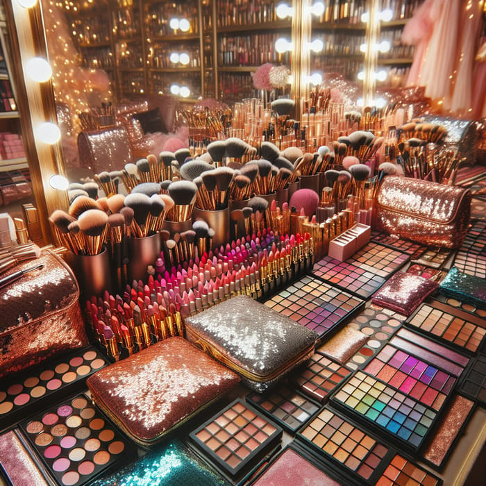Makeup Heaven: Vibrant Lipsticks, Eye-shadow Palettes & Beauty Essentials