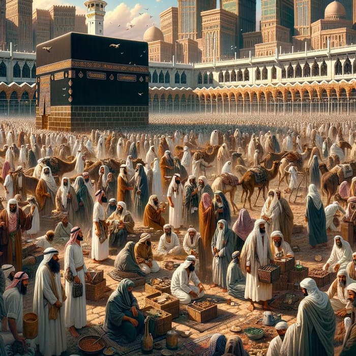 Quraish Tribe Of Mecca During The 7th Century AI Art Generator Easy 