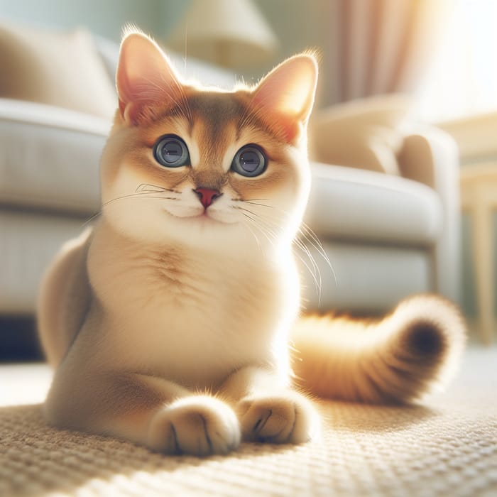Happy Cat – Joyful Feline with Bright Eyes