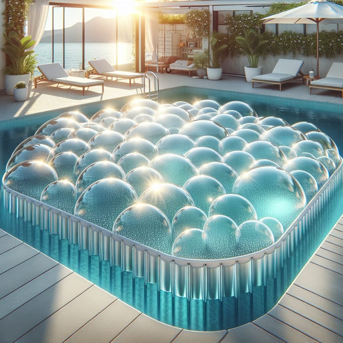 Floating Bubble Pool Cover for Your Summer Retreat | AI Art