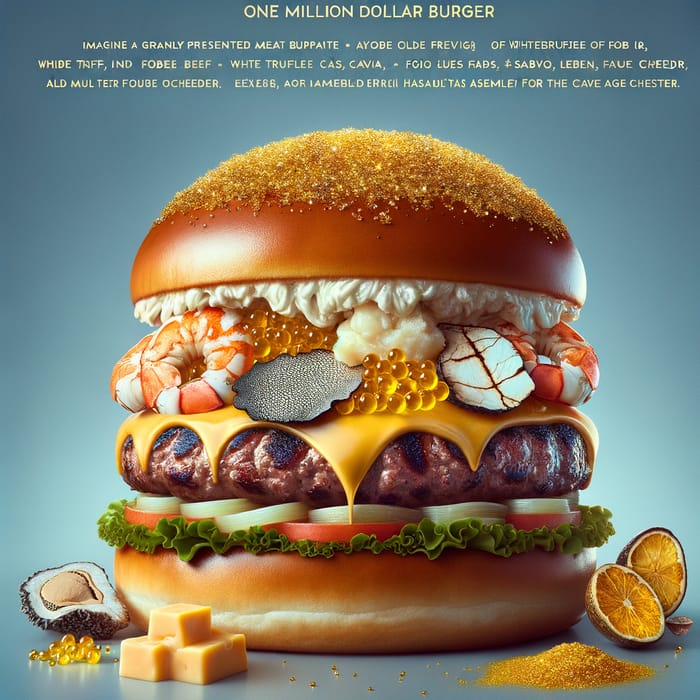 1 Million Dollar Burger: A Gastronomic Masterpiece