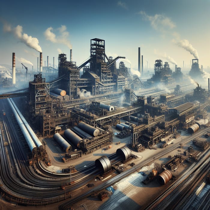 Silent Steel Industry Expanse | Warehouses, Machinery & Furnaces