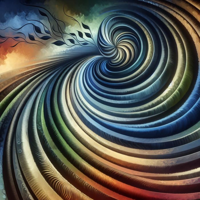 Spiraling Lines: A Journey Towards Positive Well-Being