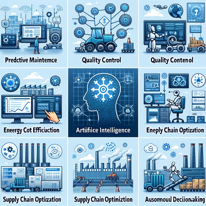 AI in Manufacturing: Optimizing IoT Devices for Predictive Maintenance, Quality Control, Energy Efficiency & Supply Chain Optimization