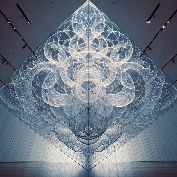 Mesmerizing Glass Tribonacci Installation | Minimalist Art