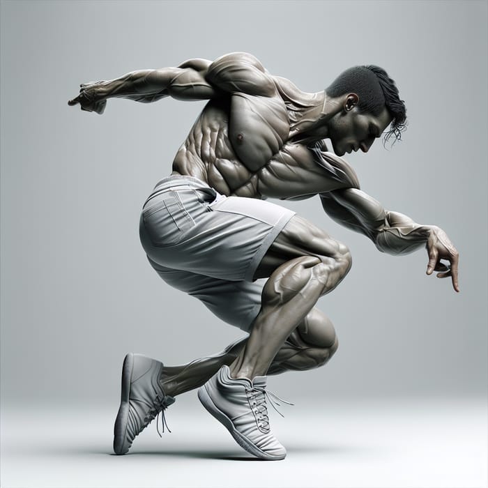 Hyperrealistic Dancer Image - Dynamic Dance Representation