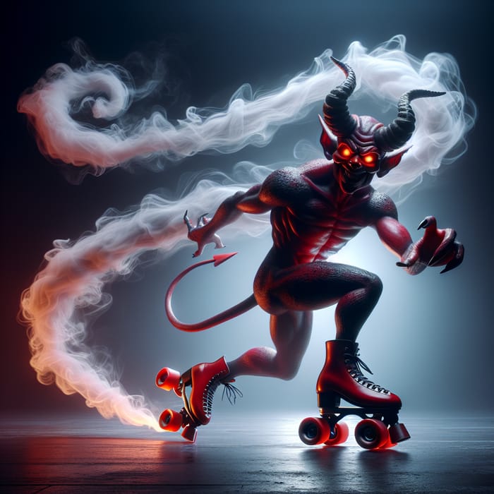 Demon on Skates: A Mysterious Spin in the Shadows