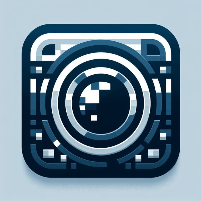 Mobile Camera App Icon Design Concept