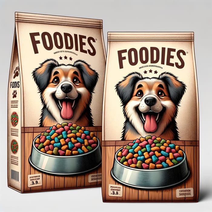 Foodies Dry Dog Food - Cheerful Dog Mealtime Delight