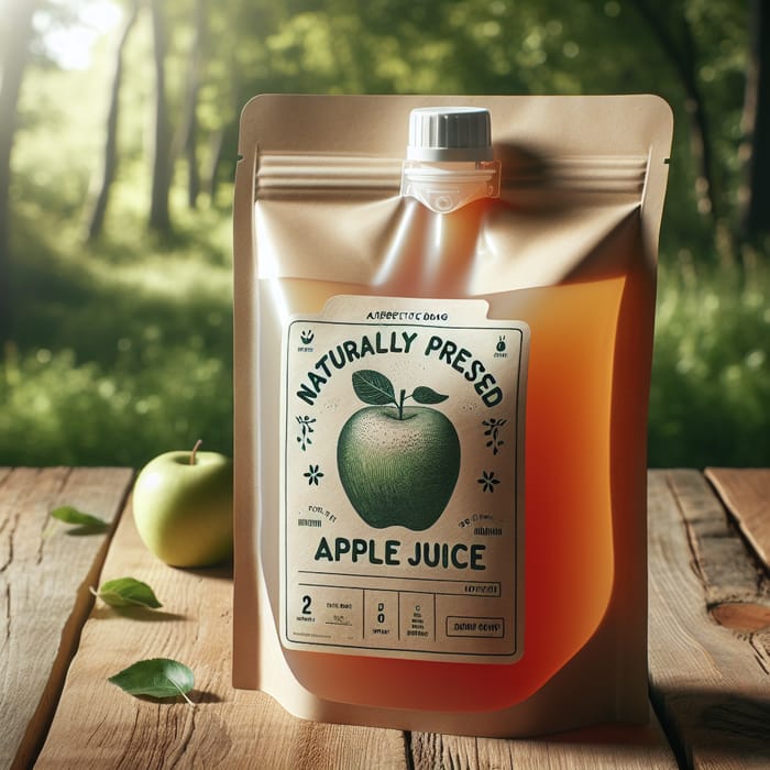Natural 5L Apple Juice | Pressed in Aseptic Bag on Natural Background