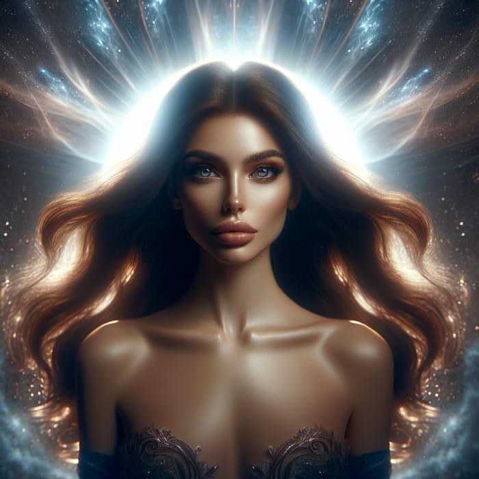Enchanting Sorceress under Moonlight | Mystical Aura
