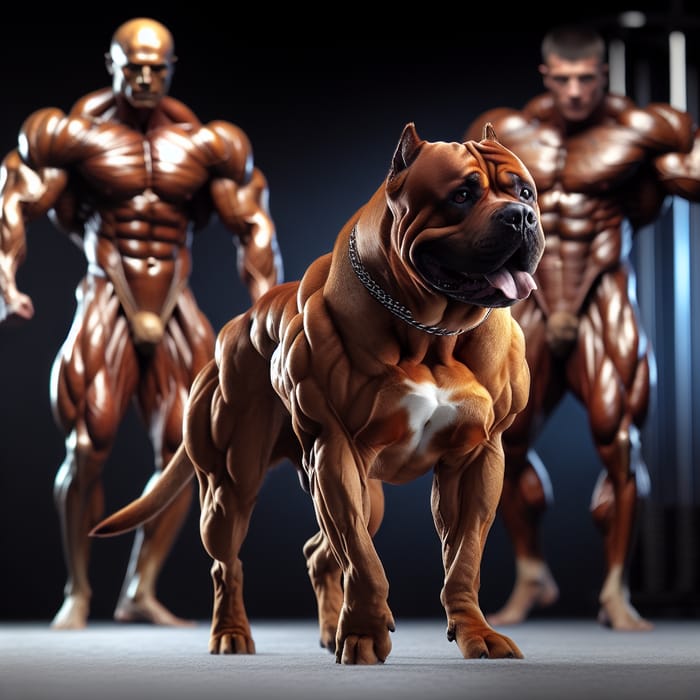 Un Perro Mamadísimo: The Ultimate Muscle Dog | AI Art Generator | Easy ...