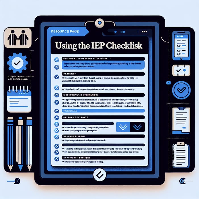 Using the IEP Checklist: Tips, Bullet Points & Checklists