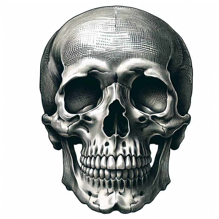 Artistic Calavera Skull - Symbolic Mexican Artistry