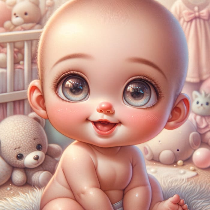 Cute and Happy Baby: The Essence of Baby Amore