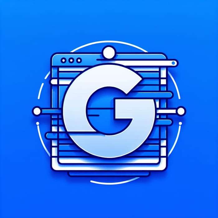 Blue Hue Google Logo Design | Modern & Minimalist Style