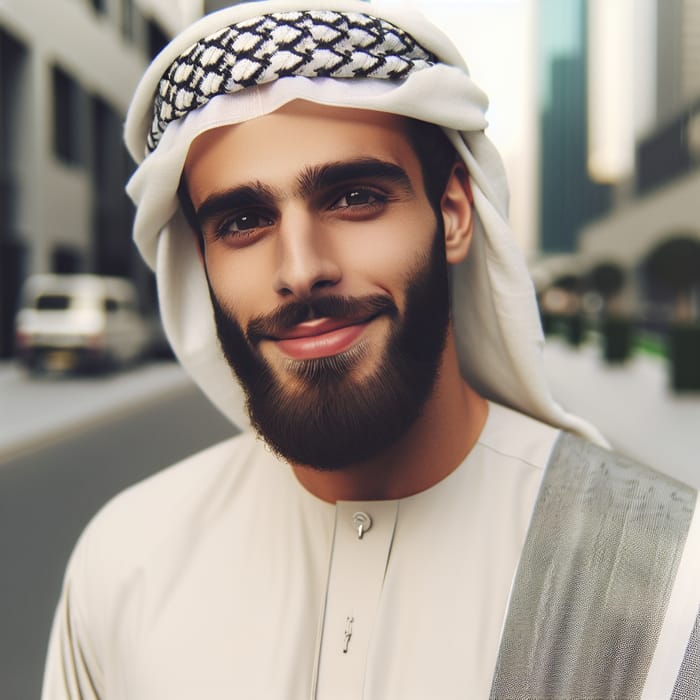 Stylish Muslim Man in Urban Fashion
