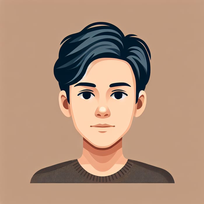Digitally Illustrated Portrait of Myself