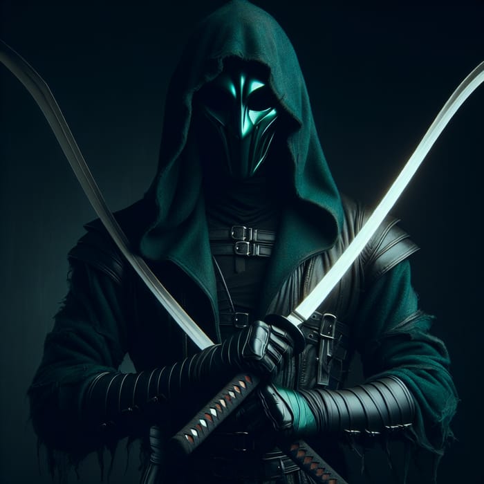 Enigmatic Emerald Ninja | Dark Warrior Stance