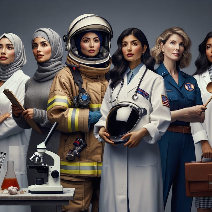 Diverse Inspiring Women: Science, Space, Cooking, Firefighting, Medicine & Business