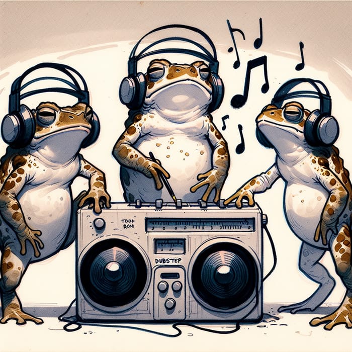 Three Toad DJs in Harmony | Dubstep Toad Music Trio