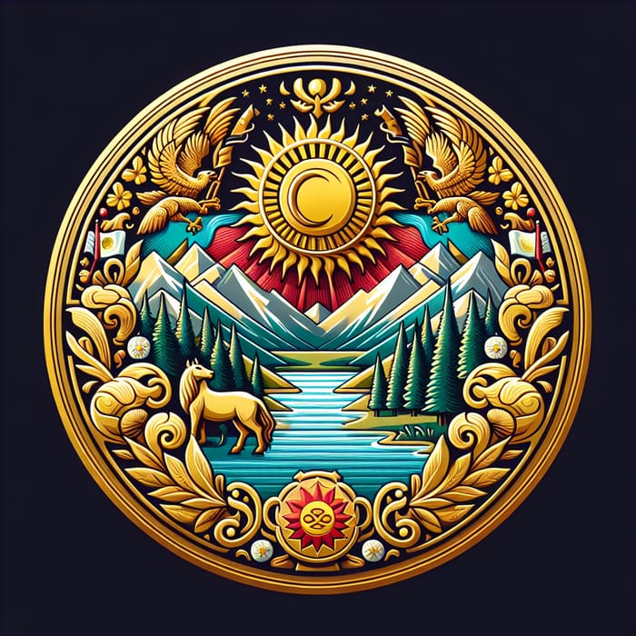 Serious New Coat of Arms for Kazakhstan