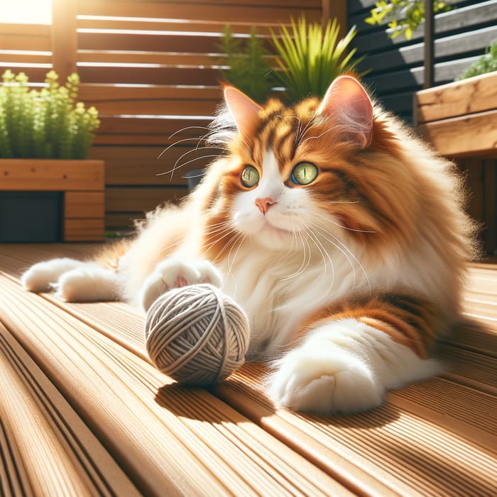 Beautiful Orange Tabby Cat Enjoying Sunshine | Cats Life