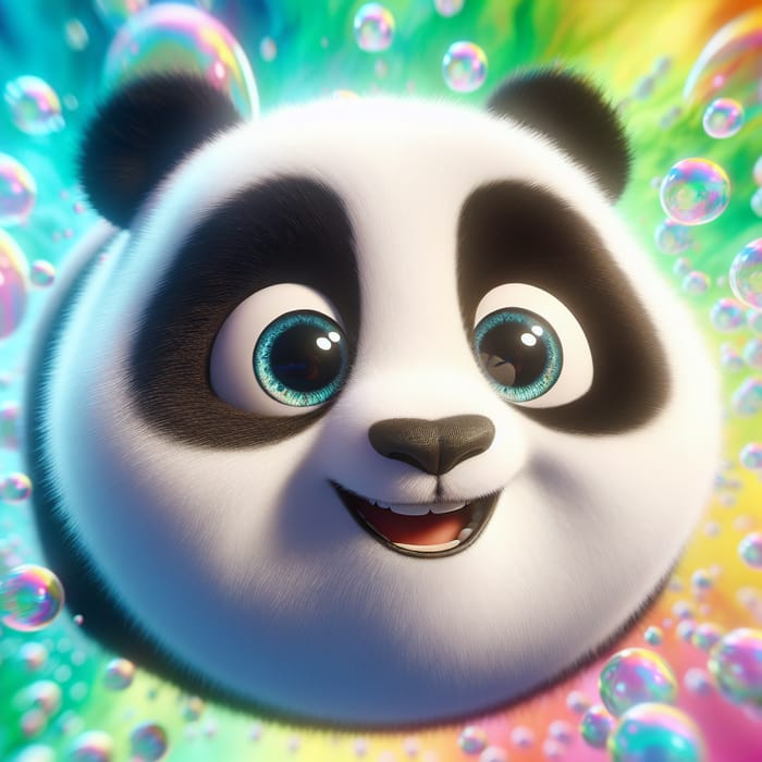 Joyful Panda | Animated Disney Surreal Artwork