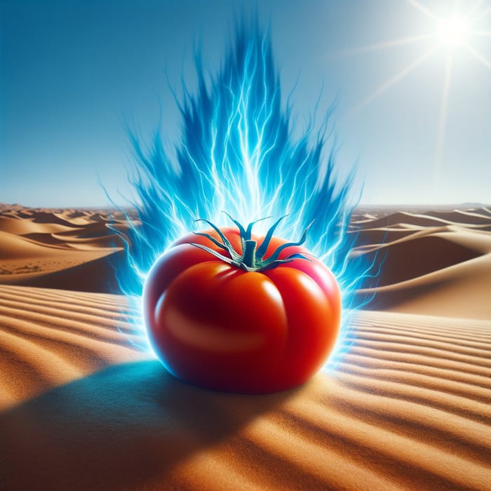 Super Saiyan Blue Tomato in Desert Awakening