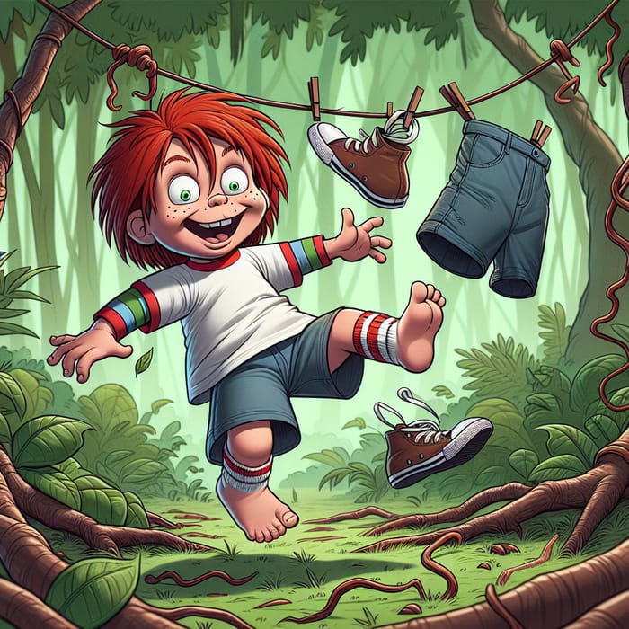 Chuckie's Jungle Mishap: Epic Adventure in Tightly Whites