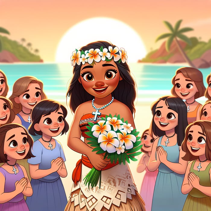 Join Moana in Tropical Island Adventure with Catholic Girls