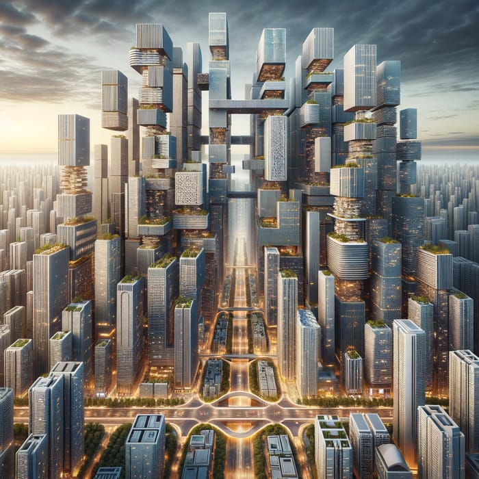 Ultra-compact City Skyscrapers | Urban Architectural Marvels
