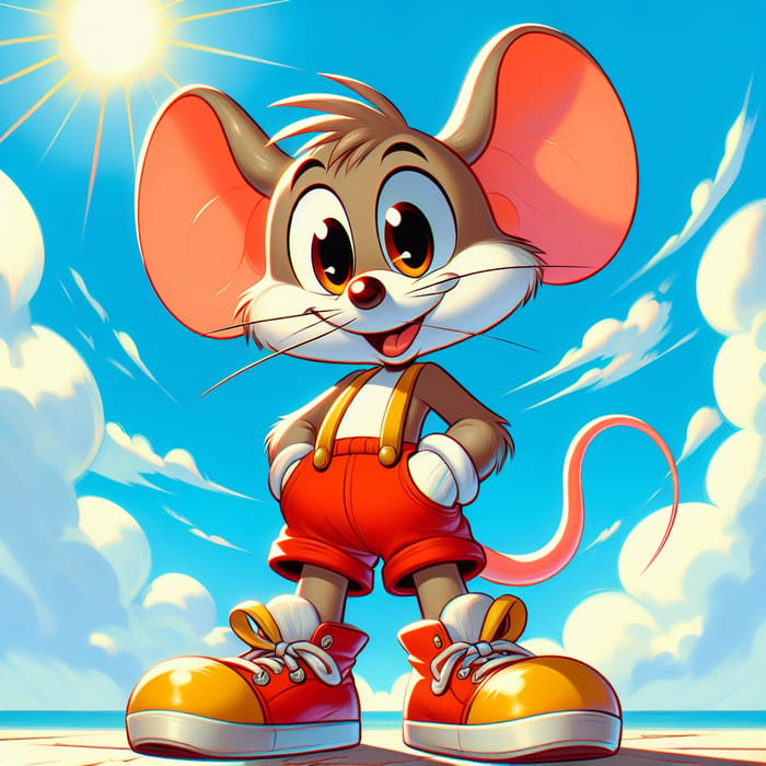 Cheerful Mickey Mouse Cartoon | Outdoor Sunny Day