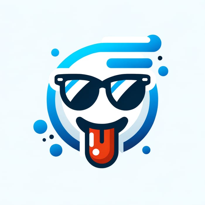 Chill Logo Design with Sunglasses and Playful Tongue | Cool Vibes