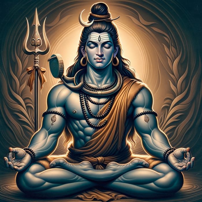 Lord Shiva: Peaceful Deity of Divine Meditation and Power