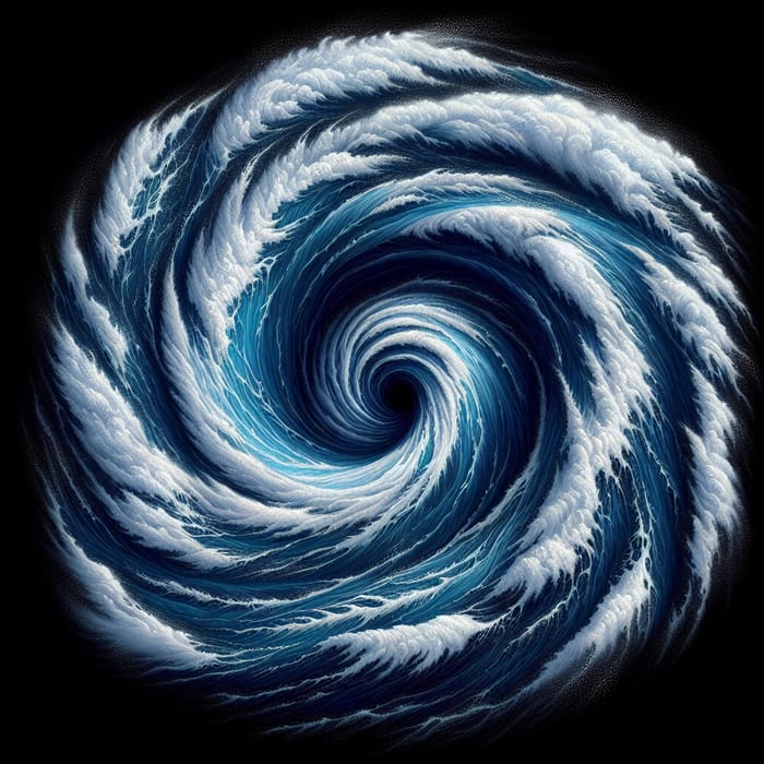Spectacular Ocean Swirl Image