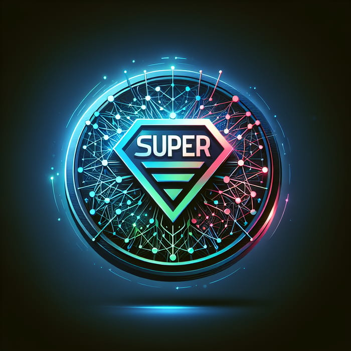 Super Network Icon - Vibrant and Modern Design | Cool & Stylish