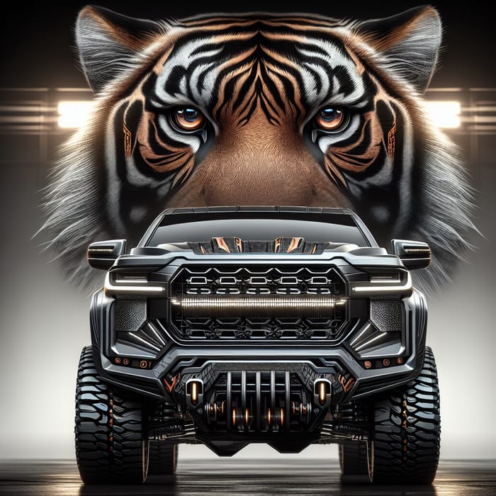 Tiger-Inspired Off-road Truck | Rugged Design & Transforming Capabilities