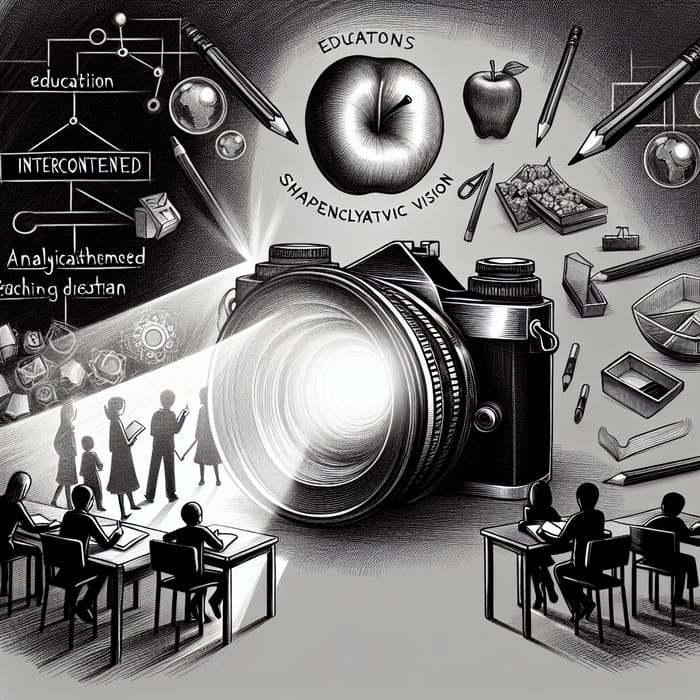 Analytical Vision Through Educational Scenes - Capturing Moments of Wonder & Clarity