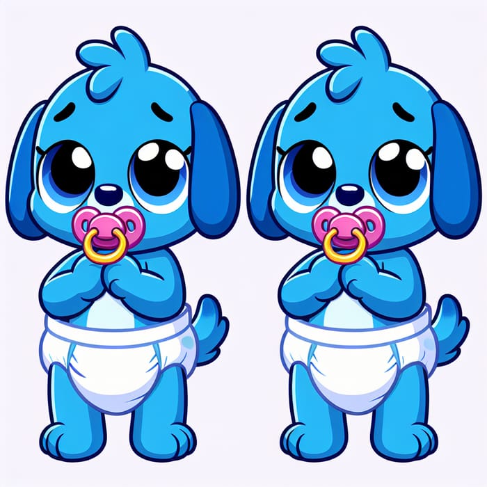 Bluey and Bingo in Diapers | Newborn Baby Characters