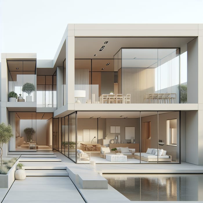 Minimalist Intermediate Residence | Elegant Design & Modern Features
