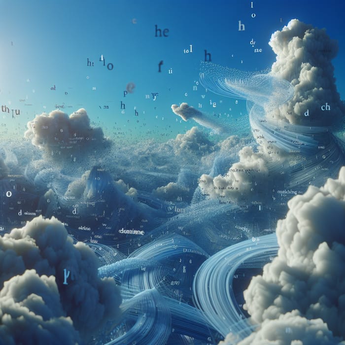 Dynamic Text Clouds in Cinema4D Artwork