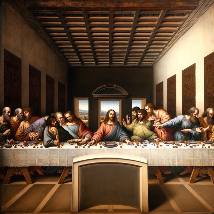 The Last Supper by Leonardo da Vinci - A Masterpiece | AI Art Generator ...