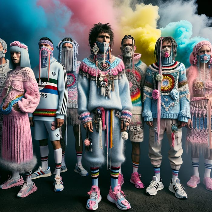 Moody Street Fashion in Pastel Neon Colors with Dominicco, Gucci & Adidas