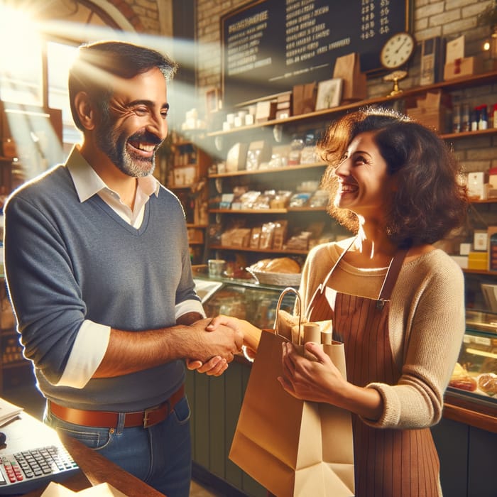 Happy Customer Experience at Diverse Small Business