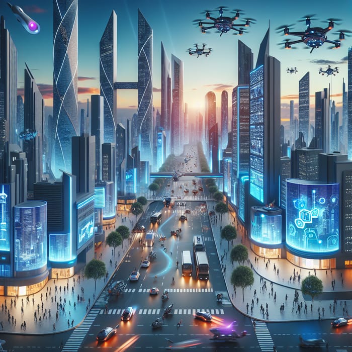 Futuristic Cityscape: Latest Technological Innovations