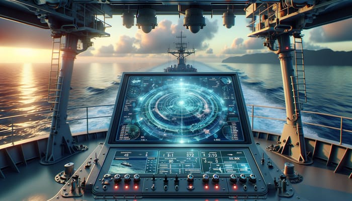 AI-Powered Navigational Radar System at Sea | AI Art Generator | Easy ...