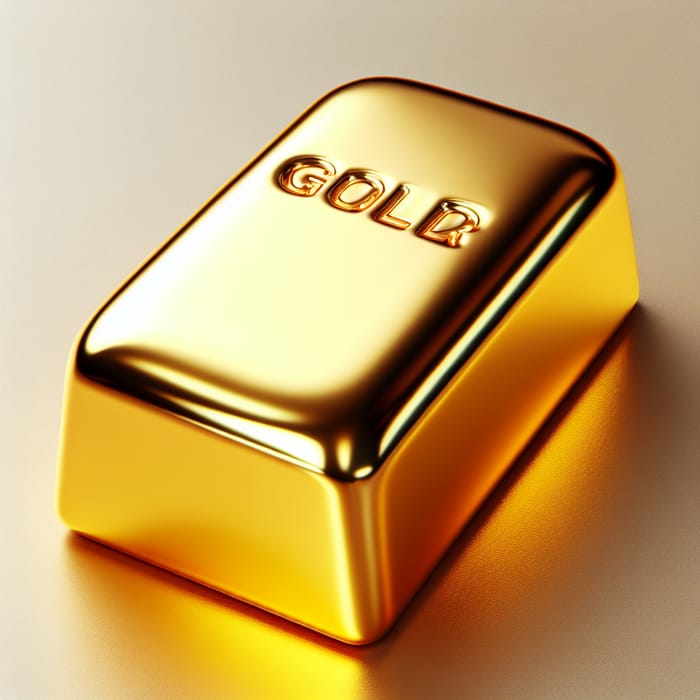 Pure Golden Ingot - High Purity Gold Alloy