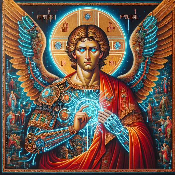 Archangel Michael by Andrei Rublev | Russian Icon Art