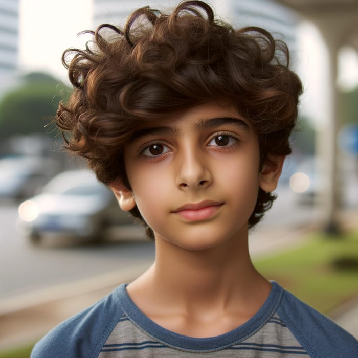 Farhan - Cute Boy with Curly Hair